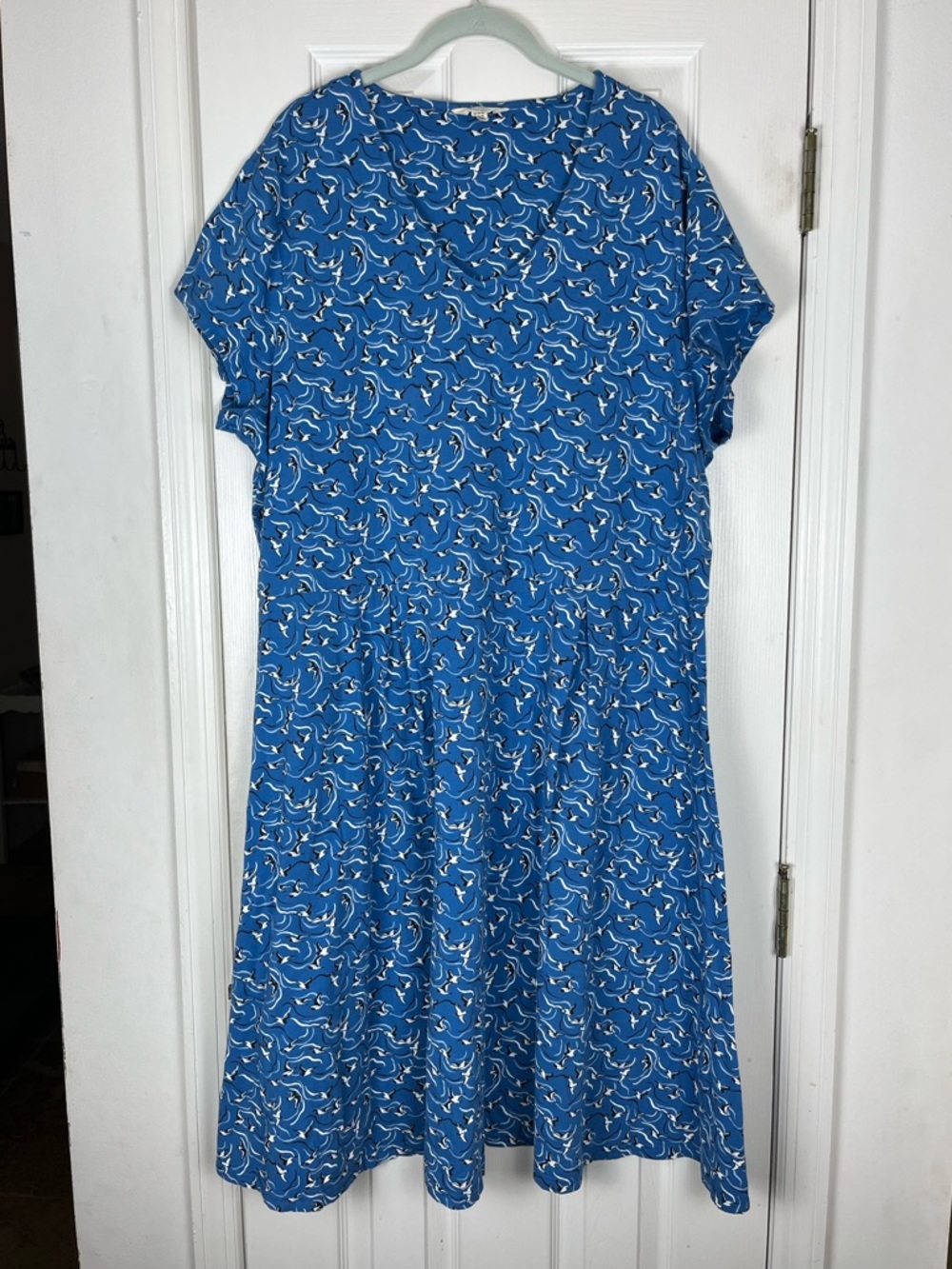 Seasalt Cornwall Organic Cotton Pier View Printed Jersey Dress